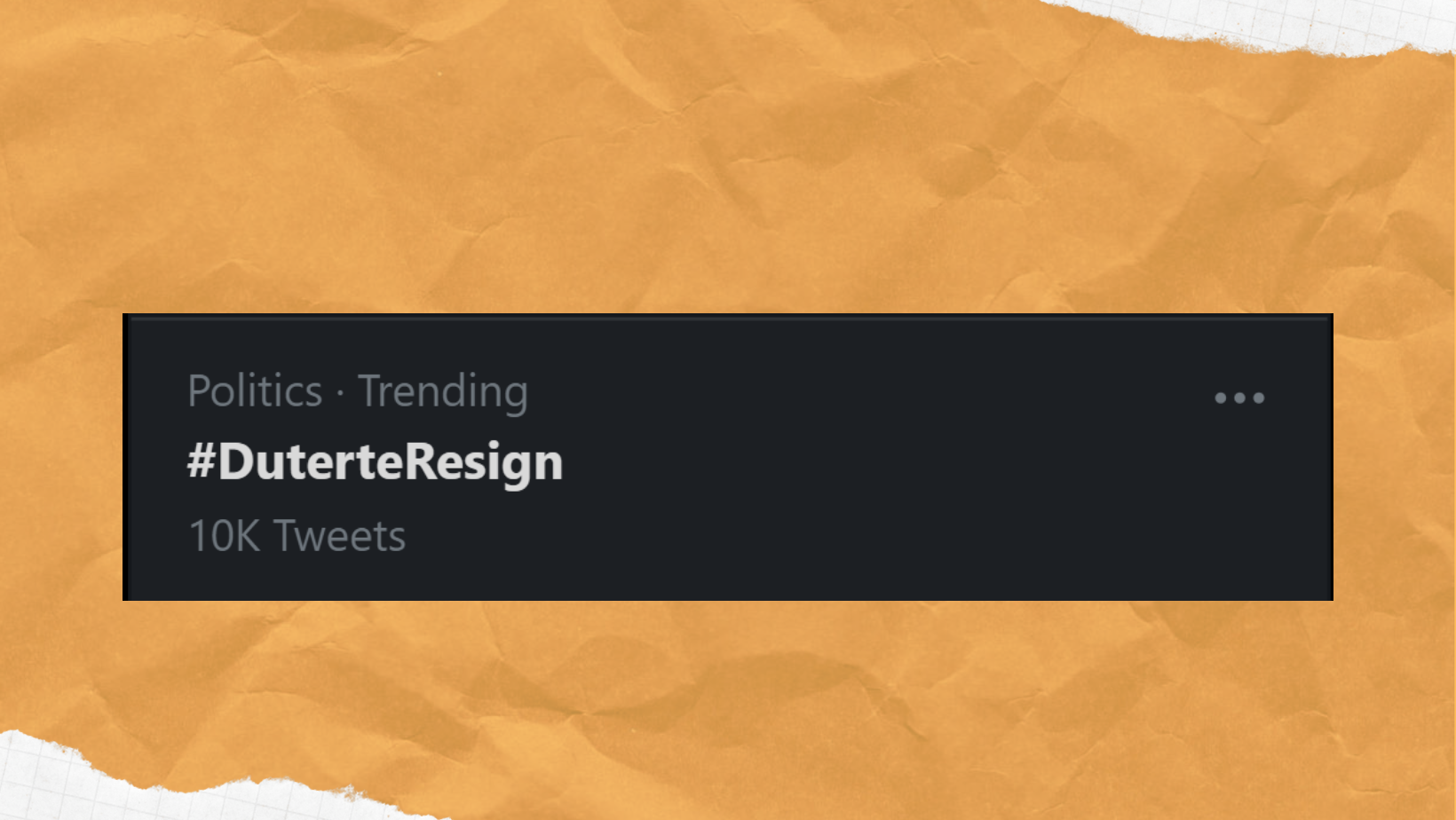 #DuterteResign