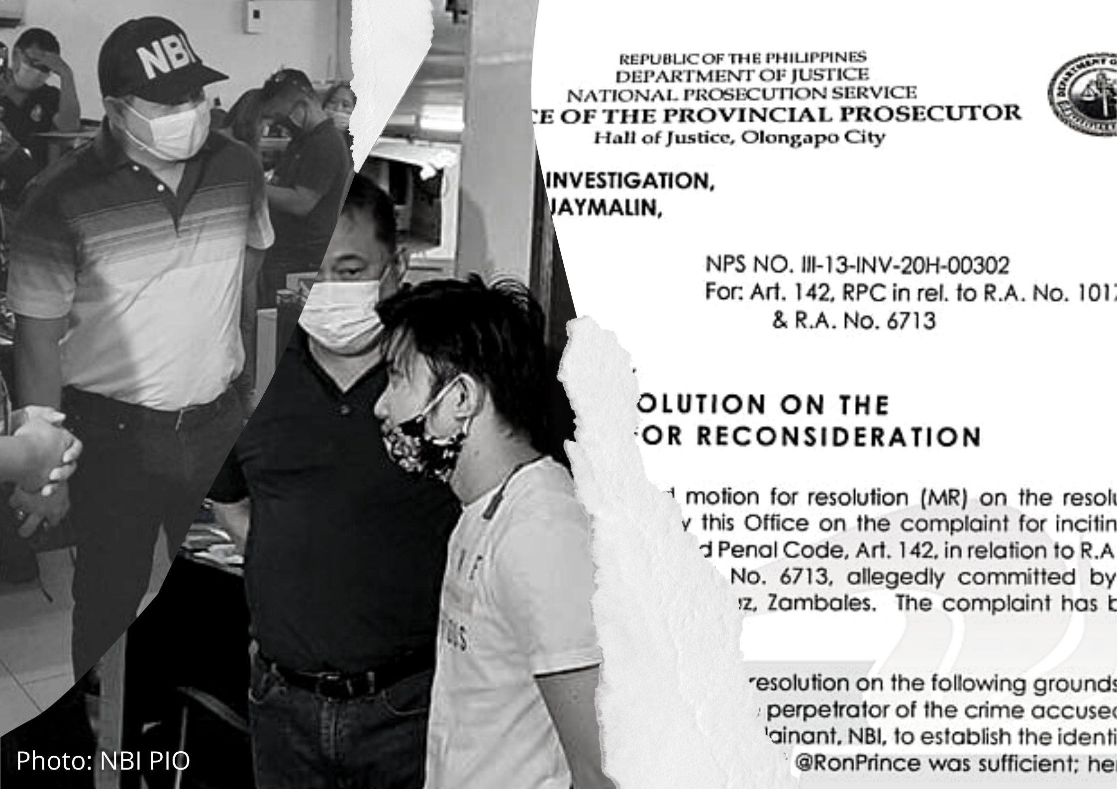 Ronnel Mas Photo NBI PIO