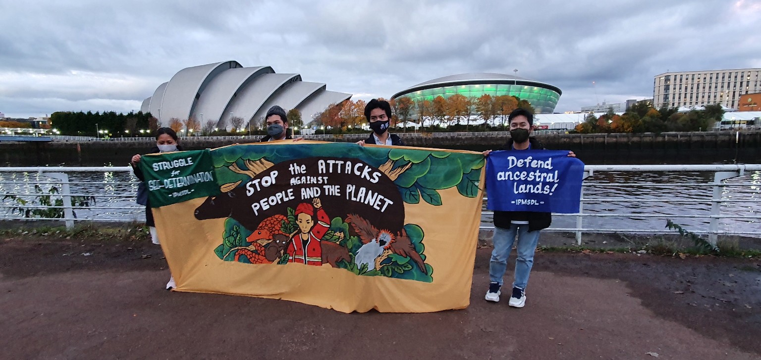 PH activists in COP26-Photo grabbed from Ivan Enrile Facebook