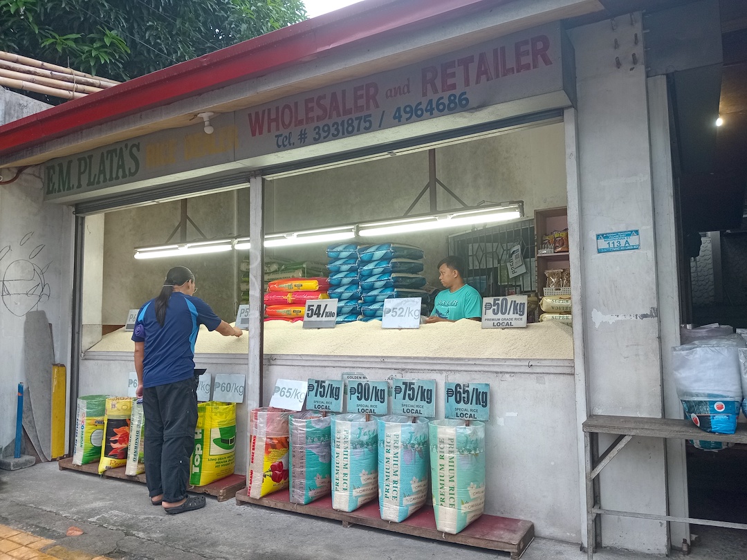 Rice prices in the Philippines