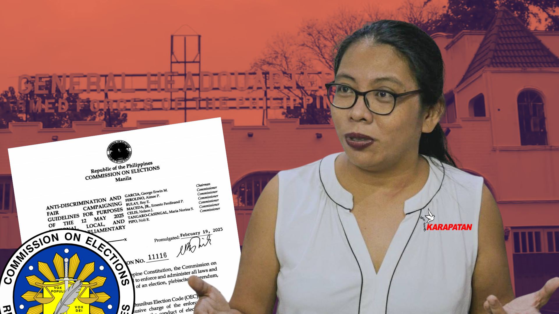 Comelec on red-tagging