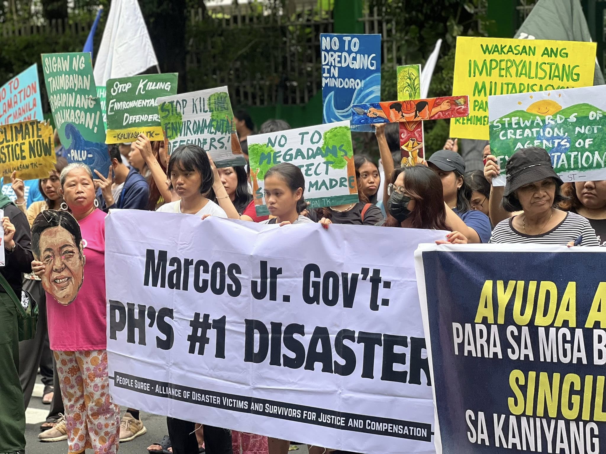 protest at DENR