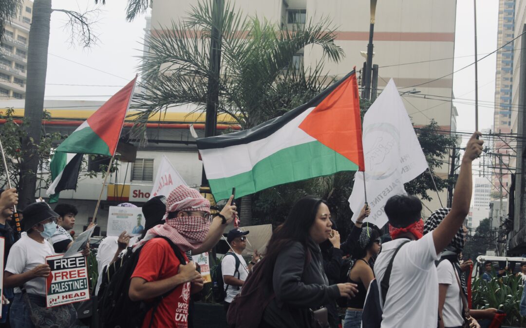 Filipino activists march in solidarity with Palestinians, two years since Al Aqsa Flood