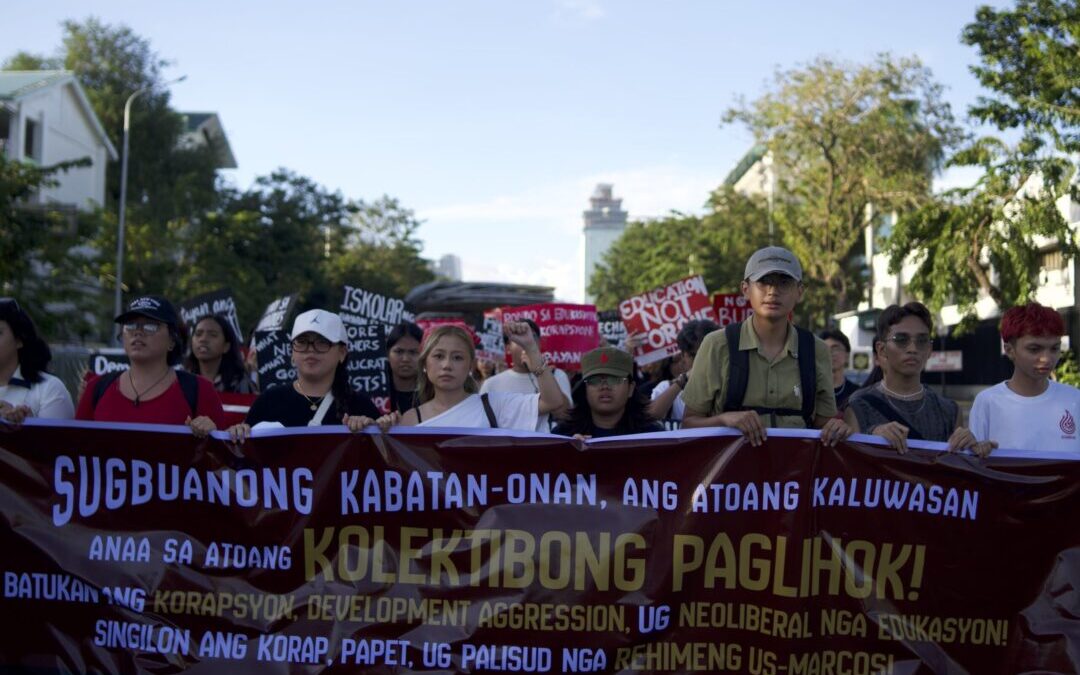 Cebu youth march against corruption, push for post-calamity policies