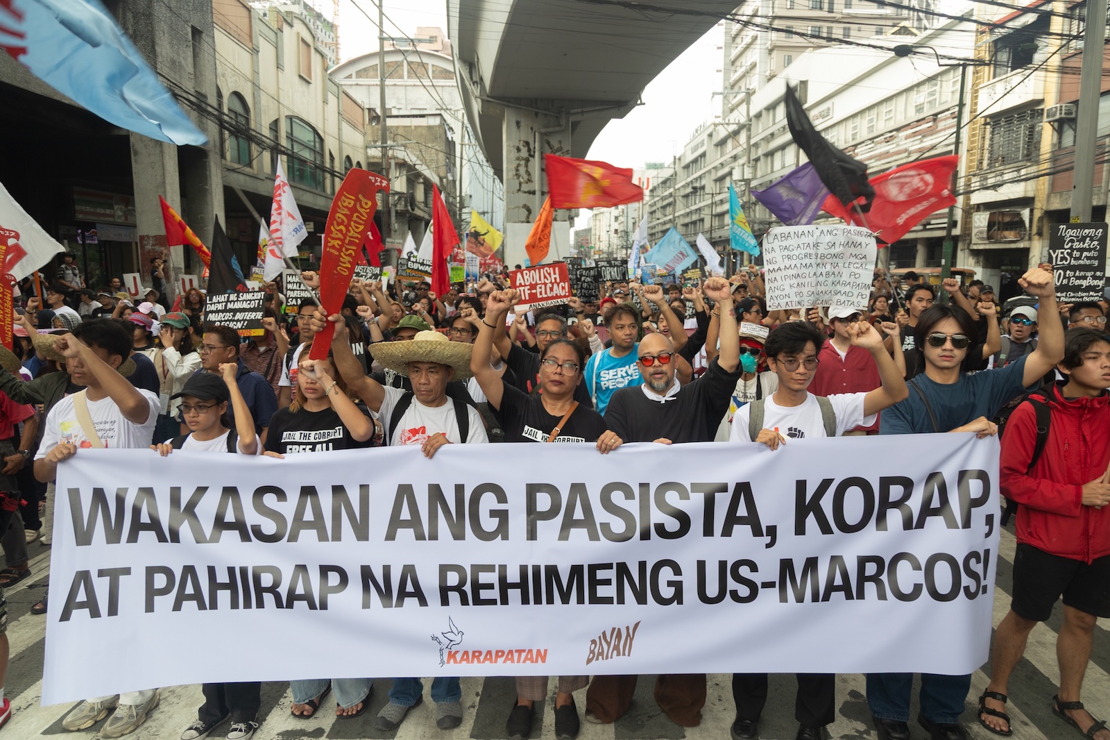 On international human rights day, groups denounce rights violations and corruption Marcos Jr. administration