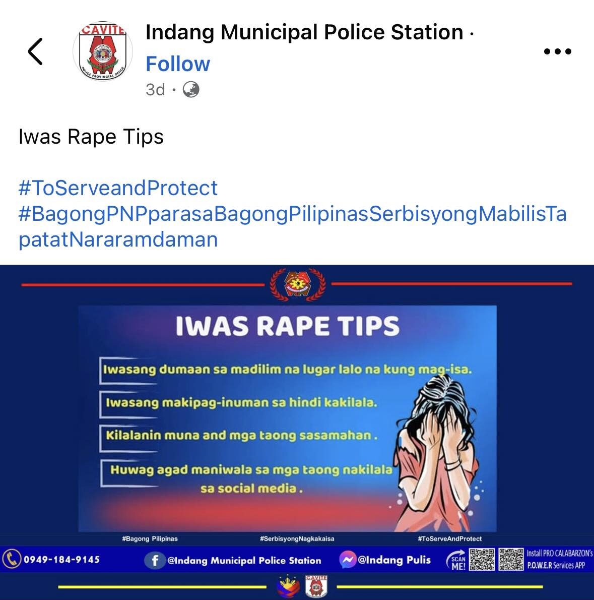 202601_Iwas Rape Tips_Indang Cavite