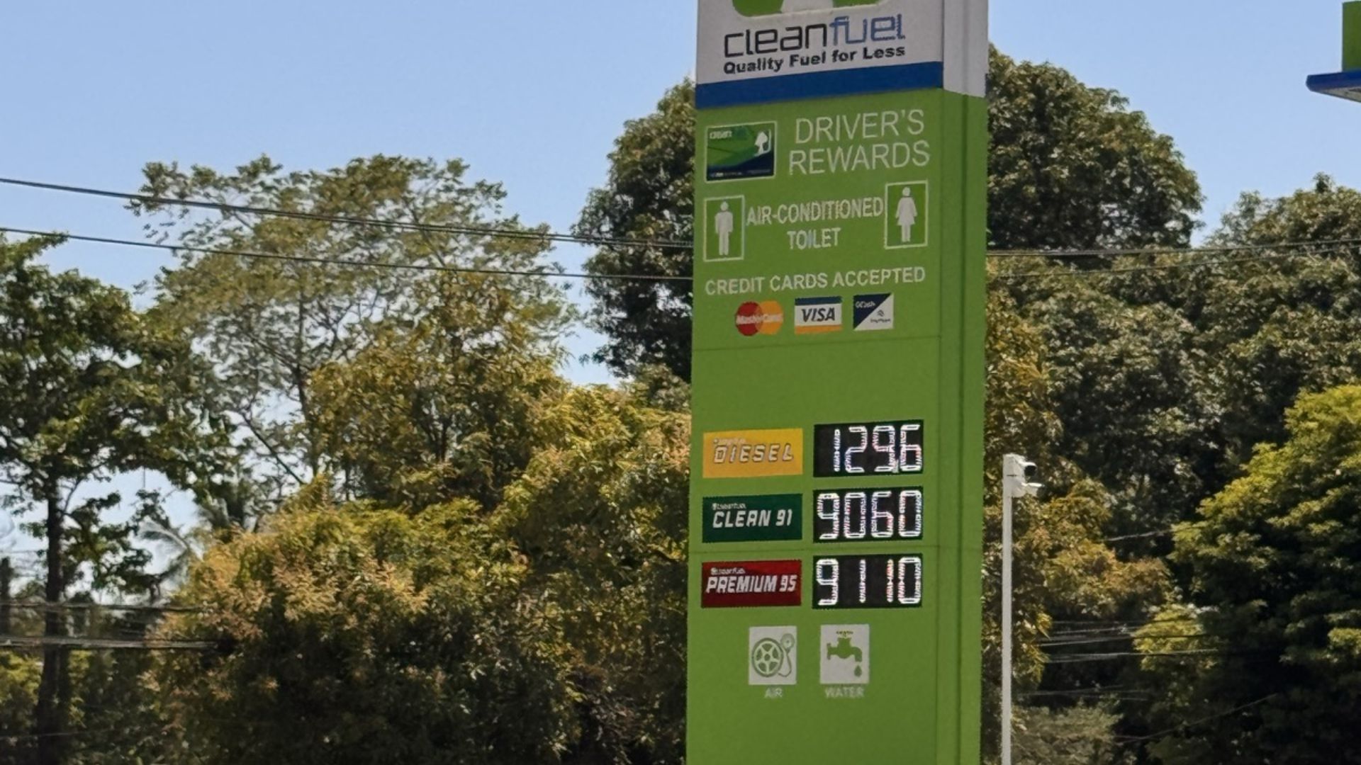 gas station
