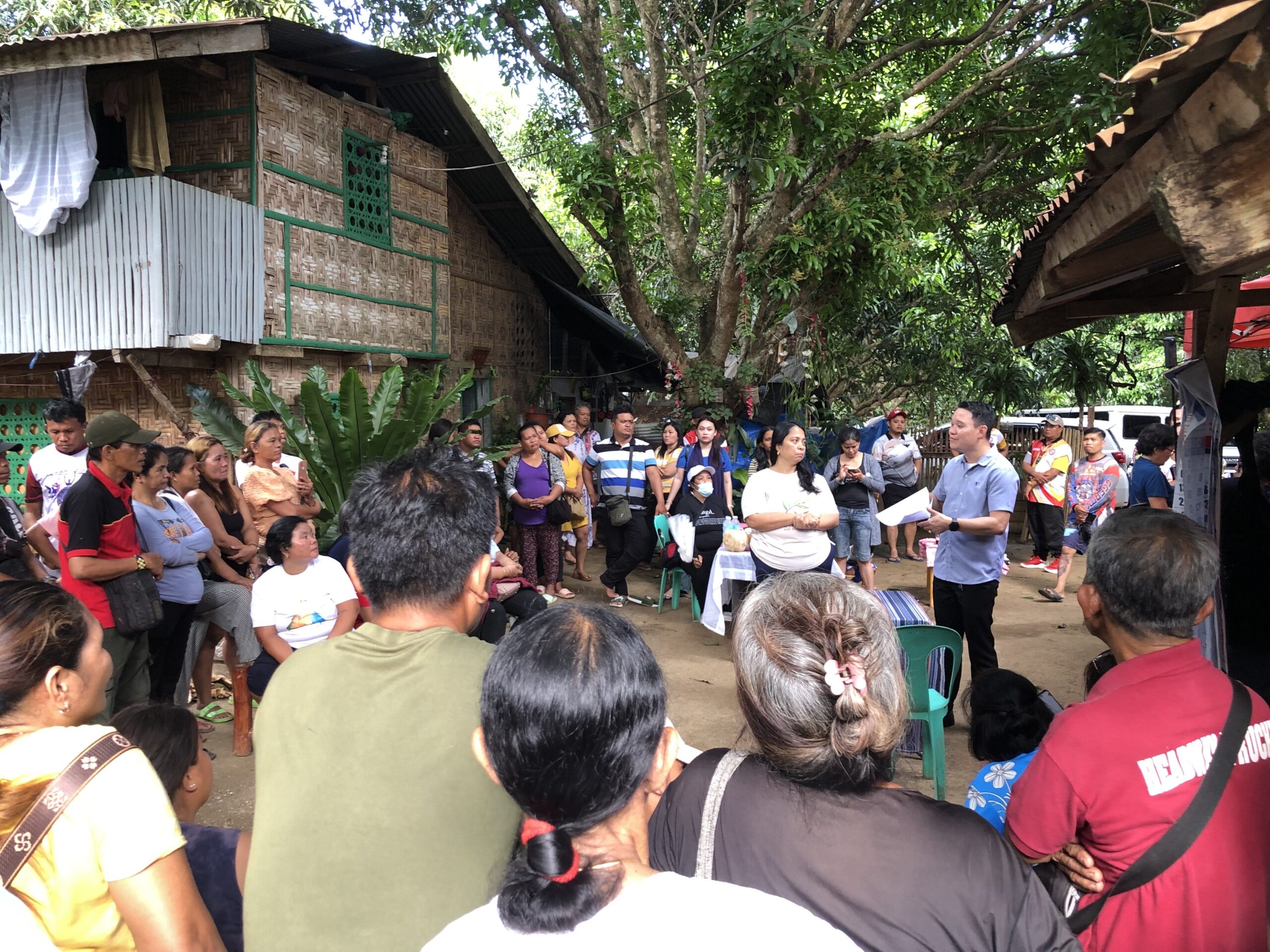 20260522_Affected residents of demolition in Barangay Mambuaya in Cagayan de Oro gather_Photo by Franck Dick Rosete Bulatlat