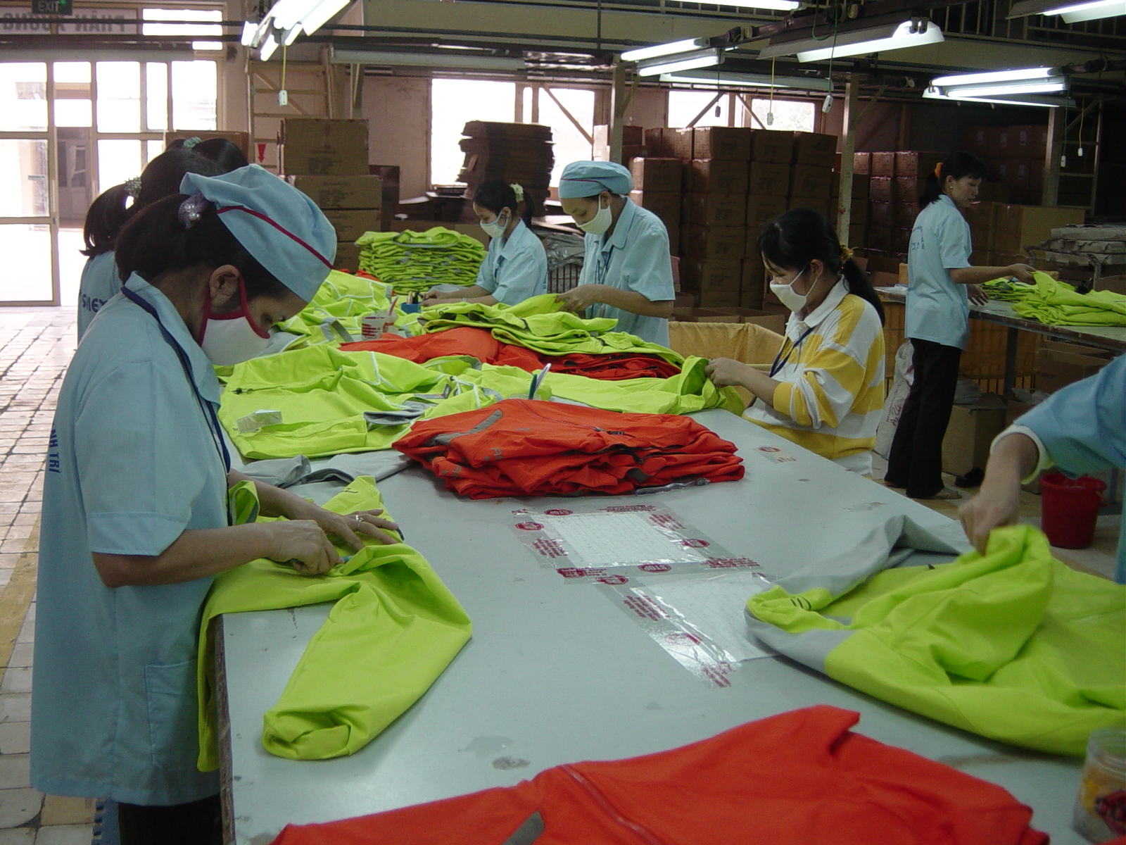 Garment factory in the Philippines