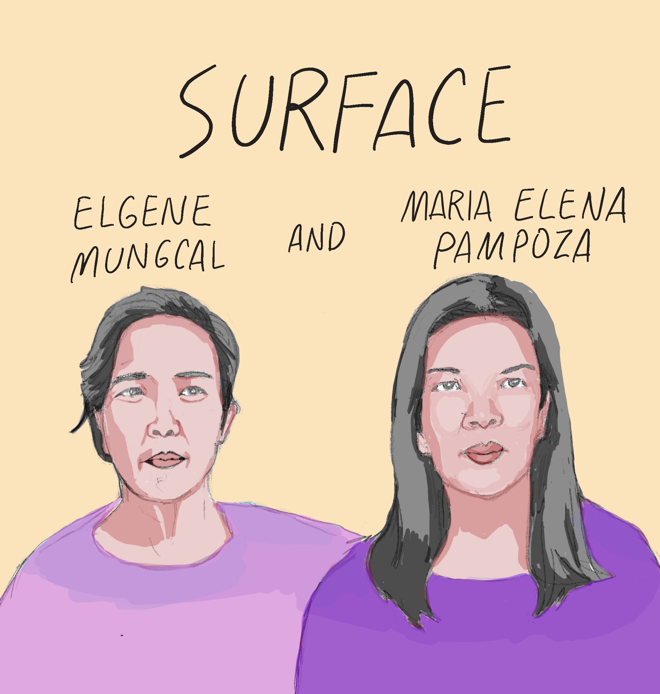 Maria Elena Pampoza and Elgene Mungcal