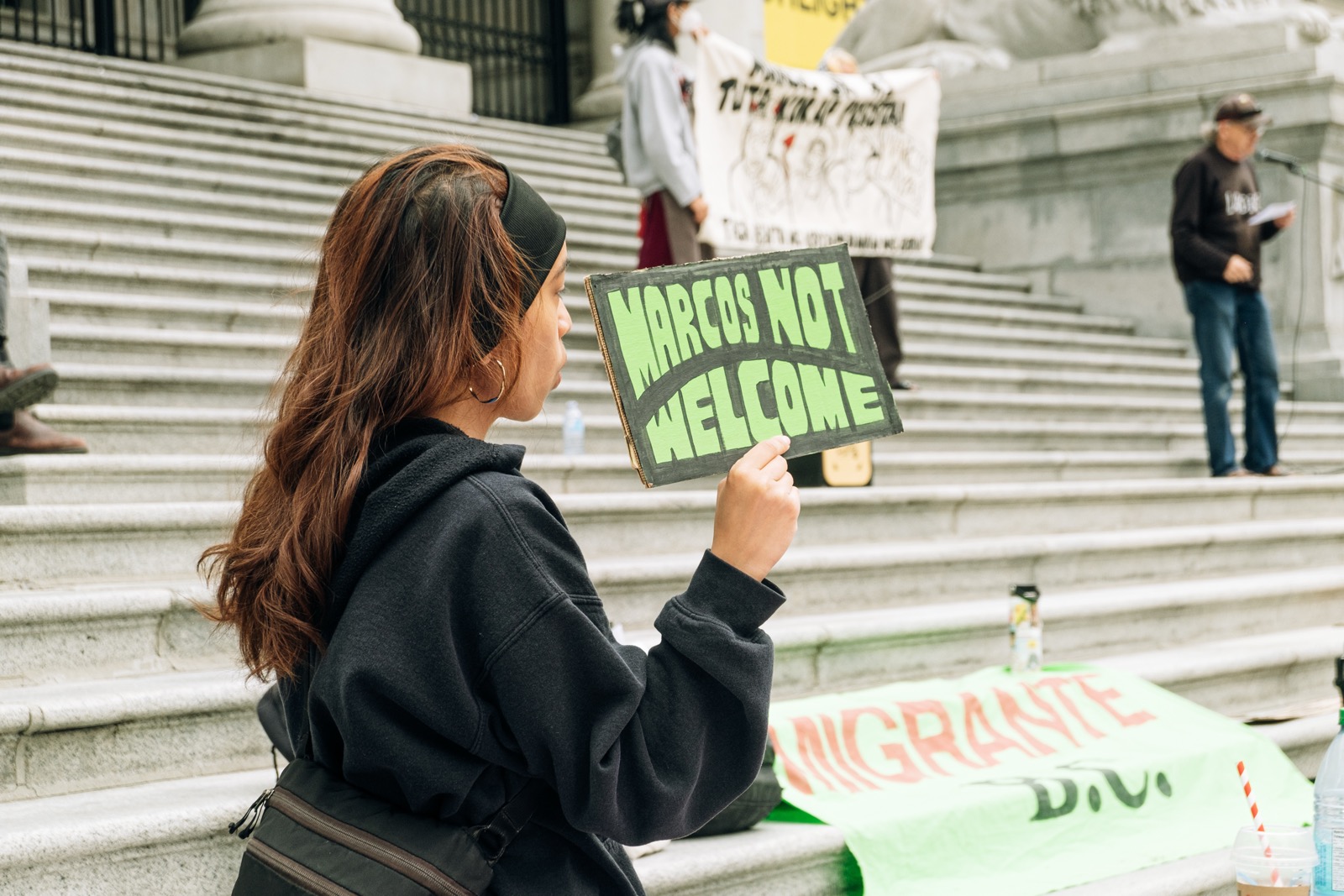 ‘King of corruption not welcome’: Protest greets Marcos Jr. in Vancouver