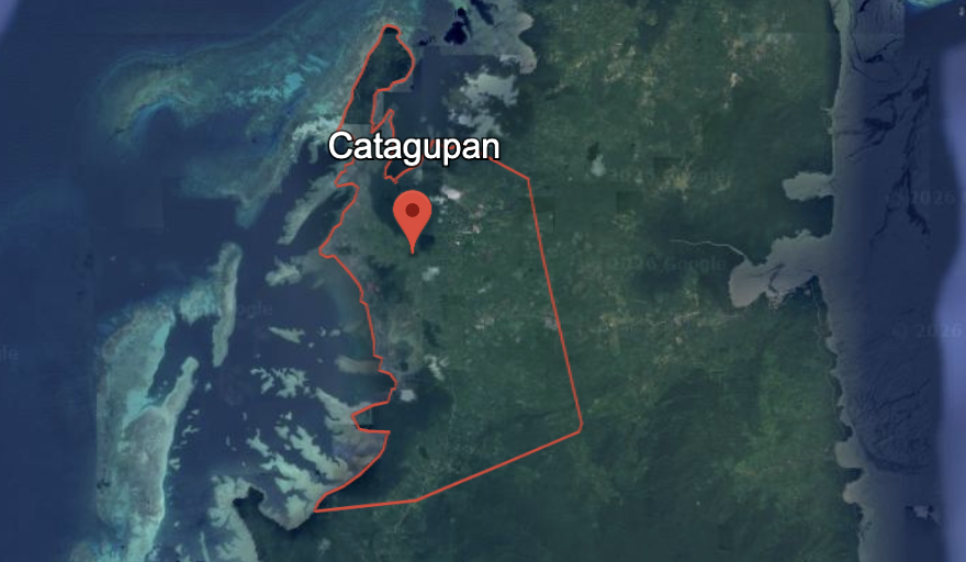 Map – Catagupan, Balabac, Palawan